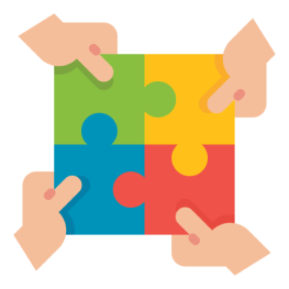Icon representing teamwork